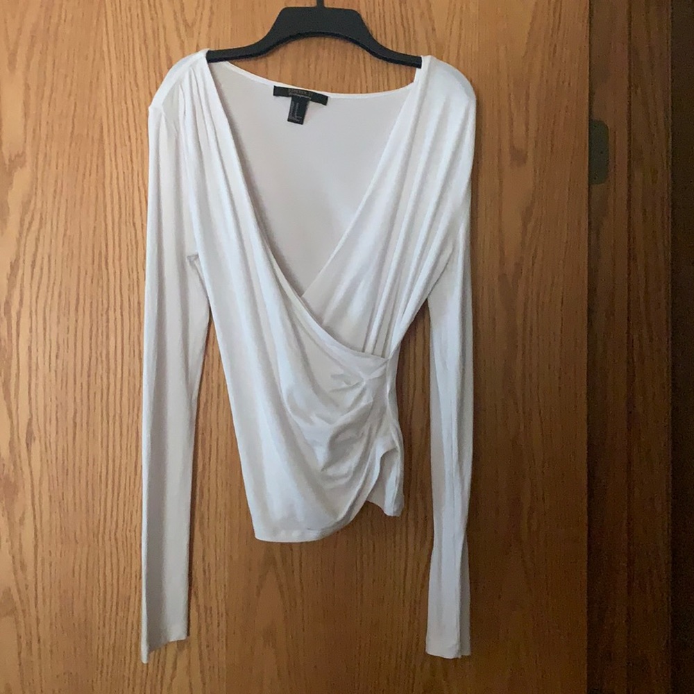 Pullover wrap top